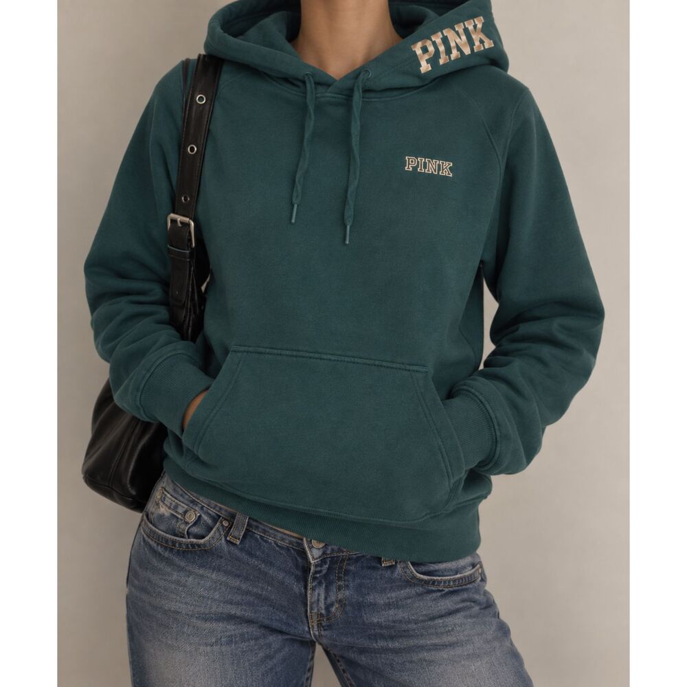 Victoria’s Secret PINK Teal Pullover Hoodie